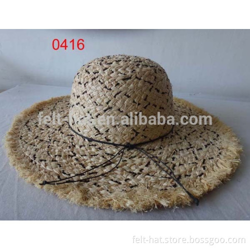 2016 collection 100% woven paper straw bowler hat